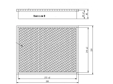 Difusão de ar Filtro de pólen Filtro habitáculo FILTRE POUSSIERE | 112-7448 - 1127448 |