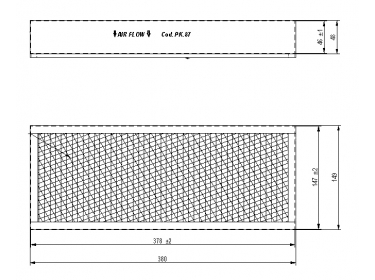 Diffusion d'air Filtre pollen Filtre habitacle FILTRE POUSSIERE | 76092248 |