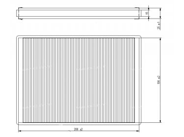 Diffusion d'air Filtre pollen Filtre habitacle FILTRE POUSSIERE | 32925230 |