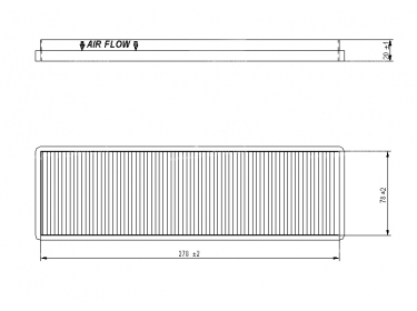 Diffusion d'air Filtre pollen Filtre habitacle FILTRE POUSSIERE |  | SC60039