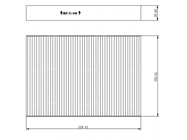 Diffusion d'air Filtre pollen Filtre habitacle FILTRE POUSSIERE | 2089797620 |