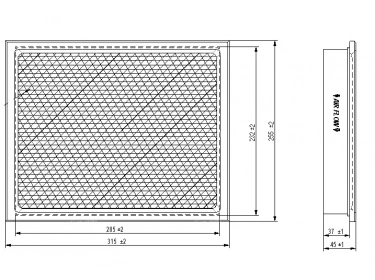 Air distribution Pollen cabin filter FILTRE POUSSIERE | 4270722120 |