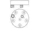 Compresseur Sanden Fixe R134a SD5H11 TYPE : SD5H11 |  | 6322 - 6322E - 6322F - S6322 - U6322 - UVK079