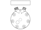 Compresores Sanden Caudal fijo R134a SD7H15 TYPE : SD7H15 | 8086 | 20-08240 - 40405132 - 50-8086 - 5800064 - 8086 - 8086E - 8086F - 8240 - 8240E - 8240F - S8086 - S8240 - U8086 - U8240