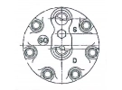 Compressor Sanden Fix R134a SD7H15 TYPE : SD7H15 | 5001845318 - 5010240457 - 5010483009 | 7970 - 7970E - 7970F - 8095 - 8095E - 8095F - C8807430A - S7970 - S8095 - U7970 - U8095