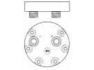 Compressor Sanden Fix R134a SD7H15 TYPE : SD7H15 | 6453T0 | 508839 - 5800004 - 7908 - 7908E - 7908F - C8807375A - S7908 - U7908