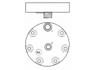 Compresseur Sanden Fixe R134a SD7H15 TYPE : SD7H15 | 84807673 | 40405251 - 8138 - 8138E - 8138F - S8138 - U8138