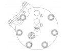 Compresseur Sanden Fixe R134a SD7H15 TYPE : SD7H15 | 320/08562 - 32008562 - 7232/42840 - 723242840 | 1201298 - 12012980 - 12012981 - 12012982 - 12012983 - 12012984 - 12012985 - 12012986 - 12012987 - 12012988 - 12012989 - 20-08203 - 40405343 - 8203 - 8203E - 8203F - 920.20211 - CP146 - S8203 - U8203