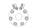 Compresseur Sanden Fixe R134a SD7H15 TYPE : SD7H15 | 3522467 | 68560 - 7476 - 7476E - 7476F - 7828 - 7828E - 7828F - S7476 - S7828 - U7476 - U7828