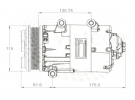 Compresseur Visteon Compresseur complet TYPE : VS16 | 1435796 - 1441291 - 6G9119D629GB - 6G9119D629GC | 32403G - 40440158 - 8FK351334051 - 920.60749 - 98872 - ACP1331000P - TSP0155858