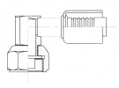 Conexão Para cravar aço mangueira padrão 90° FEMELLE ORING COURT |  | 1222706 - 12227060 - 12227061 - 12227062 - 12227063 - 12227064 - 12227065 - 12227066 - 12227067 - 12227068 - 12227069