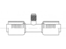 Conexão Para crimpar alumínio mangueira padrão Toma de pressão PRISE DE PRESSION R12 |  | 14456 - 35-B6101-1
