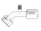 Conexão Para crimpar aço diâmetro reduzido 45° FEMELLE ORING PP 1/4 SAE |  |