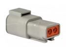 Componente elétrico Conector DEUTSCH Receptáculo RECEPTACLE 2 VOIES DTP04-2P |  |