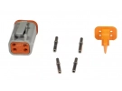 Repuesto eléctrico Conector DEUTSCH Kit 4 VOIES DT06-4S |  |