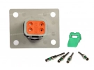 Repuesto eléctrico Conector DEUTSCH Kit 4 VOIES FLASQUE DT04-4P |  |