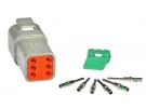 Componente elétrico Conector DEUTSCH Kit 6 VOIES DT04-6P |  |