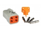 Composant électrique Connecteur DEUTSCH Kit 4 VOIES DTP06-4S |  |