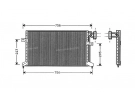 Echangeur Condenseur OEM  | 4644365 | 35075 - 54396 - 817015 - CR5018