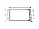 Echangeur Condenseur OEM  | 82471989 | 1223186 - 12231860 - 12231861 - 12231862 - 12231863 - 12231864 - 12231865 - 12231866 - 12231867 - 12231868 - 12231869 - 35046 - 63858 - 7004549 - FT5175