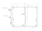 Echangeur Condenseur OEM  | 1408300070 - 1408300570 - A1408300070 - A1408300570 | 35229 - 816938 - 94330 - MS5221