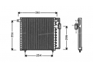 Warmtewisselaar Condensor OEM  | 4462397 - 5264418 | 24-30011 - 35002 - 54317 - 817013 - CR5017