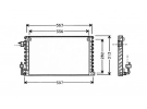 Echangeur Condenseur OEM  | 6455V5 | 35104 - 53732 - 7401499 - 816977 - PE5180