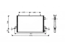 Echangeur Condenseur OEM  | 93GW19710AC - 93GW19710AD | 24-60111 - 30311286