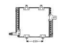 Warmtewisselaar Condensor OEM  | 7700800986 | 816744 - RT5181