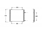 Permutador Condensador OEM  | 7700428315 | 53787 - 817800 - RT5235