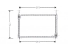 Echangeur Condenseur OEM  | 46406321 - 46754472 | 11.2022 - 35540 - 53645 - 7401549 - CO08404 - FT5204