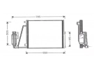 Permutador Condensador OEM  | 1850051 - 1850061 | 35292 - 7401451 - OL5265