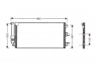 Echangeur Condenseur OEM  | 46798100 - 51767143 | 0804.2059 - 35546 - 43090 - 94670 - FT5293 - TSP0225553