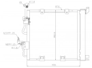 Echangeur Condenseur OEM  | 1850099 - 93178961 | 0807.2026 - 35598 - 43135 - 94768 - OL5368D