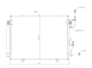 Echangeur Condenseur OEM  | MR513110 | 35619 - 8FC351304081 - AC475001S - MT5191D