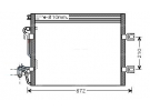 Exchanger Condenser OEM  | 2215000254 - A2215000254 | 8FC351301611 - AC364000P - MS5392