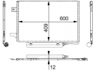 Exchanger Condenser OEM  | 1695000054 - A1695000054 | 0806.2091 - 35759 - 8FC351301681 - AC370000P - MS5386 - TSP0225563