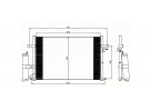 Exchanger Condenser OEM  | 96484931 | 0831.3014 - 35573 - 8FC351302191 - AC384000S - DW5056D