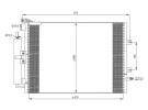 Warmtewisselaar Condensor OEM  | 8200468911 | 818166 - 940142 - RT5395D - TSP0225675