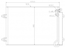 Exchanger Condenser OEM  | 3C0820411C - 3C0820411E | 0810.3045 - 35614 - 814002 - 8FC351317541 - 94831 - TSP0225573 - VW5225