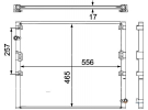 Exchanger Condenser OEM  | 8846060240 | 0815.3018 - 8FC351304071 - AC474000S - DCN50020 - DCN500200 - DCN500201 - DCN500202 - DCN500203 - DCN500204 - DCN500205 - DCN500206 - DCN500207 - DCN500208 - DCN500209 - TO5278 - TSP0225449