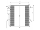 Exchanger Condenser OEM  | 7812A171 - MN123606 - MN123642 | 35871 - 940068 - MT5239D