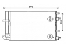 Warmtewisselaar Condensor OEM  | C2Z20464 - C2Z31742 - C2Z9461 | 120JA15003 - 350345 - 8FC351318601 - 940346 - AC703000P - JR5050D