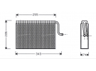 Exchanger Evaporator  | 1618092 - 52475551 | OLV171