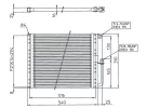 Wärmetausche Kondensator Sanden CONDENSEUR SANDEN |  | 5300028 - MFC-1054AE - MFC-1054AEE - MFC-1054AEF - SMFC-1054AE - UMFC-1054AE - UV5098