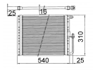 Echangeur Condenseur Sanden CONDENSEUR SANDEN |  | 5300028 - MFC-1054AE - MFC-1054AEE - MFC-1054AEF - SMFC-1054AE - UMFC-1054AE - UV5098