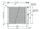 Permutador Condensador Sanden CONDENSEUR SANDEN |  | MFC-2058AE - MFC-2058AEE - MFC-2058AEF - SMFC-2058AE - SZ-RU35520E - UMFC-2058AE - UV5001 - UZ-RU35520E - Z-RU35520E - Z-RU35520EE - Z-RU35520EF