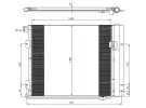 Warmtewisselaar Condensor OEM  | 81619200024 - 81619200036 | 0837.3004 - 35933 - 8FC351029371 - 940179 - AC126000P - MN5072D