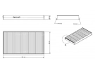 Diffusion d'air Filtre pollen Filtre habitacle FILTRE POUSSIERE | 64316935822 | 698863 - MP166-2