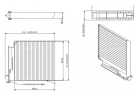 Diffusion d'air Filtre pollen Filtre habitacle FILTRE POUSSIERE | 272772835R - 272775374R - 27891AX010 - 7701059997 - 7701062227 | MP179 - SC8053CA